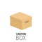 Carton rectangular closed box