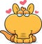 Cartoon Aardvark Love