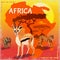 Cartoon African Fauna Template