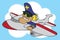 Cartoon Airline Pilot