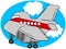 Cartoon Airliner