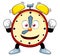 Cartoon alarm clock