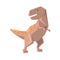 Cartoon allosaurus dinosaur character, Jurassic period animal vector Illustration
