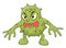 Cartoon anger microbe