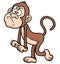 Cartoon Angry monkey