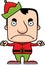 Cartoon Angry Xmas Elf Man