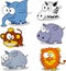 Cartoon animals