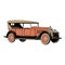 Cartoon antique car