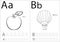 Cartoon apple and balloon. Alphabet tracing worksheet: writing A