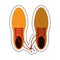 cartoon april fool shoelaces tied image