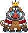 Cartoon Baboon King