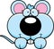 Cartoon Baby Mouse Peeking