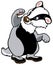 Cartoon badger