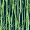 Cartoon Bamboo Forest Landscape Background. Vector