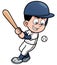 Cartoon Baseball Player