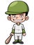 Cartoon Baseball Player