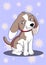 Cartoon beagle dog