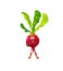 Cartoon beet sheriff character, vector beetroot