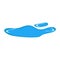 Cartoon blue dripping water drop and liquid icon. Shape water is splashing, flowing and water droplet. Clean and fresh aqua and