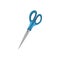 Cartoon blue stationery scissors .