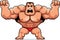 Cartoon Bodybuilder Angry