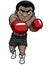 Cartoon boxer