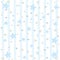 Cartoon boys seamless pattern with blue stars.