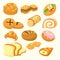 Cartoon bread icon