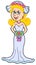 Cartoon bride