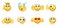 Cartoon Bright Emoticons Collection