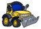 Cartoon Bulldozer Digger