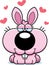 Cartoon Bunny Love