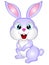 Cartoon Bunny Rabbit Vector Illustration