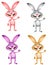 Cartoon Bunny Rabbits