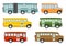 Cartoon buses
