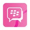 cartoon button blackberry messenger