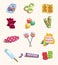 Cartoon candy icon