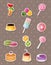 Cartoon candy stickers