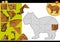 Cartoon capybara jigsaw puzzle game