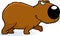 Cartoon Capybara Stalking