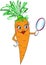 Cartoon carrot