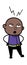 Cartoon Cartoon Bald Black Listening