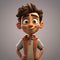 Cartoon Character Anthony - Photorealistic 3d Model