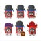 Cartoon character of can of tomato with various pirates emoticons