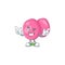 Cartoon character design concept of streptococcus pyogenes cartoon design style with wink eye