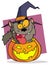 Cartoon character halloween werewolf