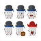 Cartoon character of milk can with various pirates emoticons