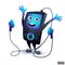 Cartoon character music mp3 player with headphones