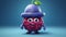 cartoon character of It\\\'s Chuckle berry the Blueberry