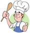 Cartoon Chef Logo